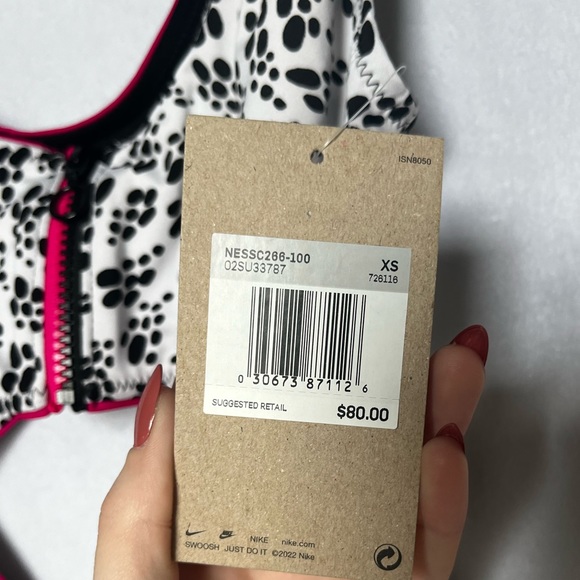 Nike NWT Party Dots Cutout One Piece - Picture 4 of 7